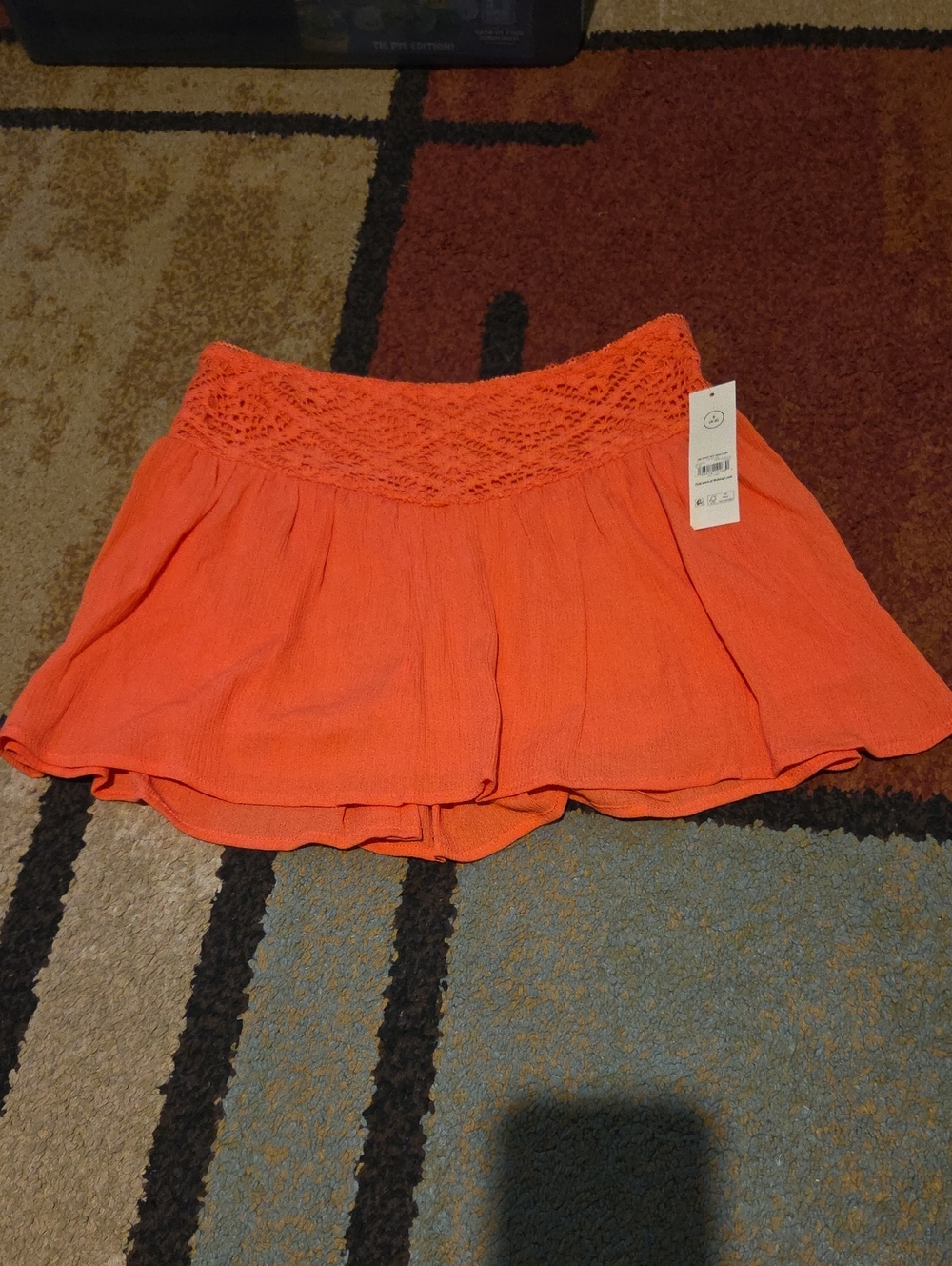 NWT Pink Mini Skirt Boho Womens Small